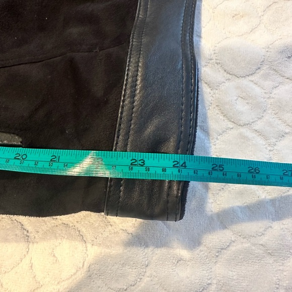 Black Suede and Leather Jacket - Picture 12 of 12